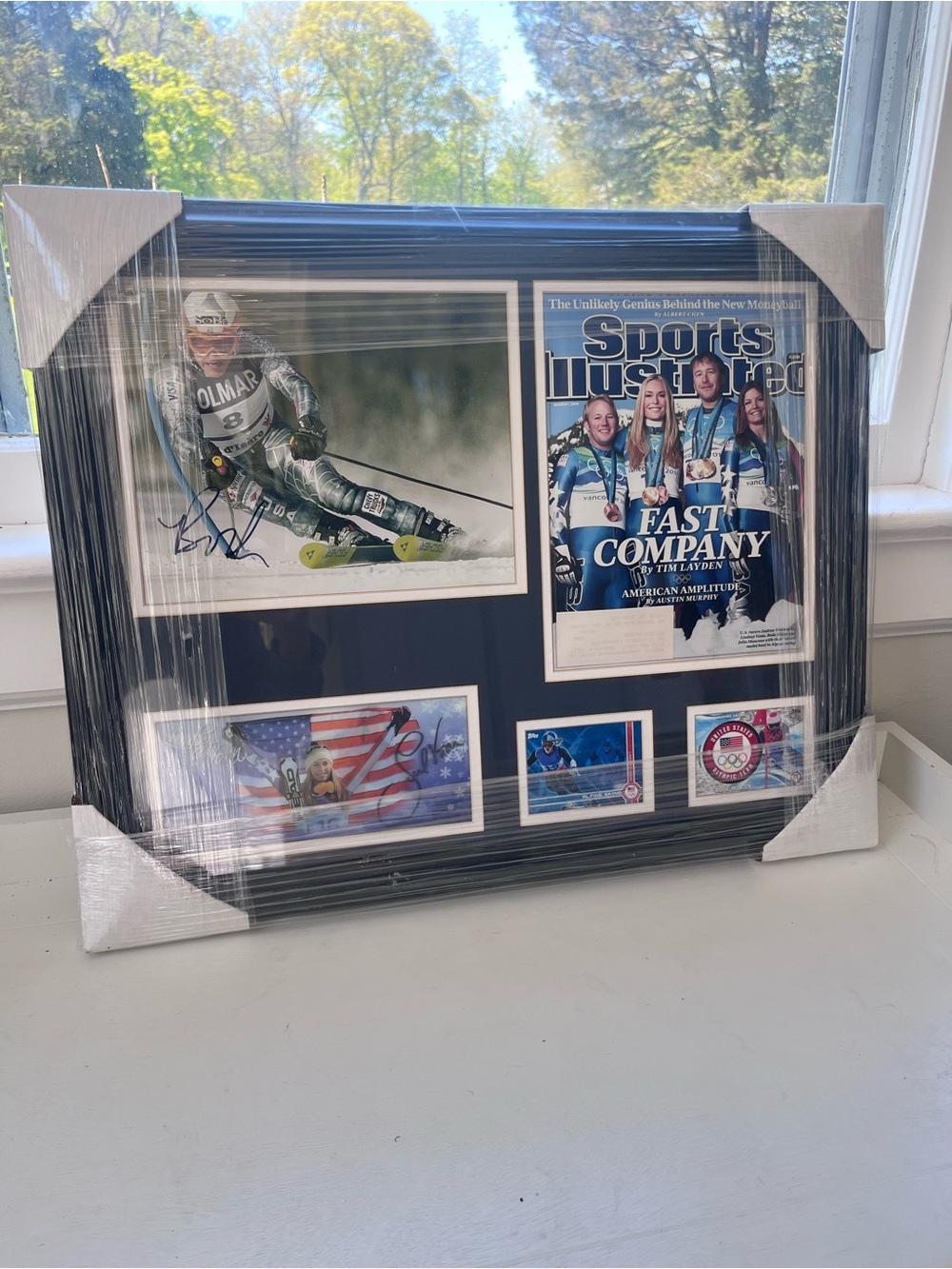 SIGNED Lindsey Vonn and Bode Miller Collage Poster
